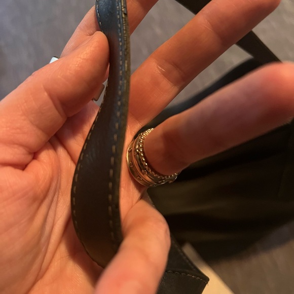 Fossil black leather zipper tote - Picture 11 of 11